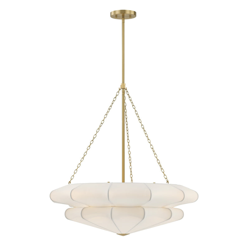 Savoy House 7-9153-3-322 Three Light Pendant, Warm Brass (5)