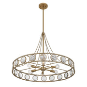 Savoy House 7-9380-6-338 Six Light Pendant, Opulent Gold (4)