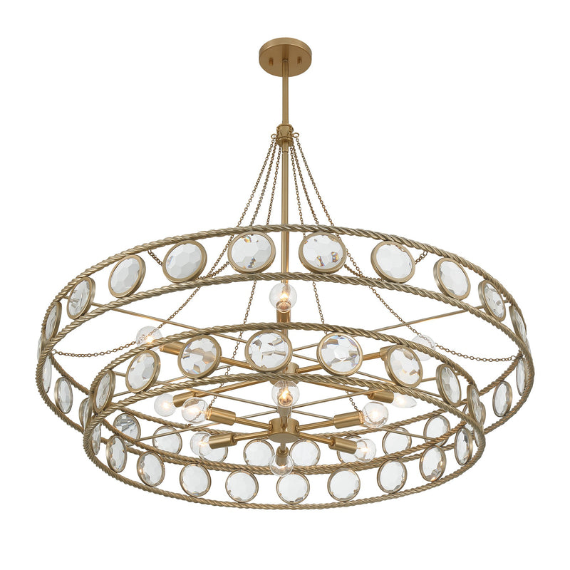 Savoy House 7-9381-12-338 12 Light Pendant, Opulent Gold (4)