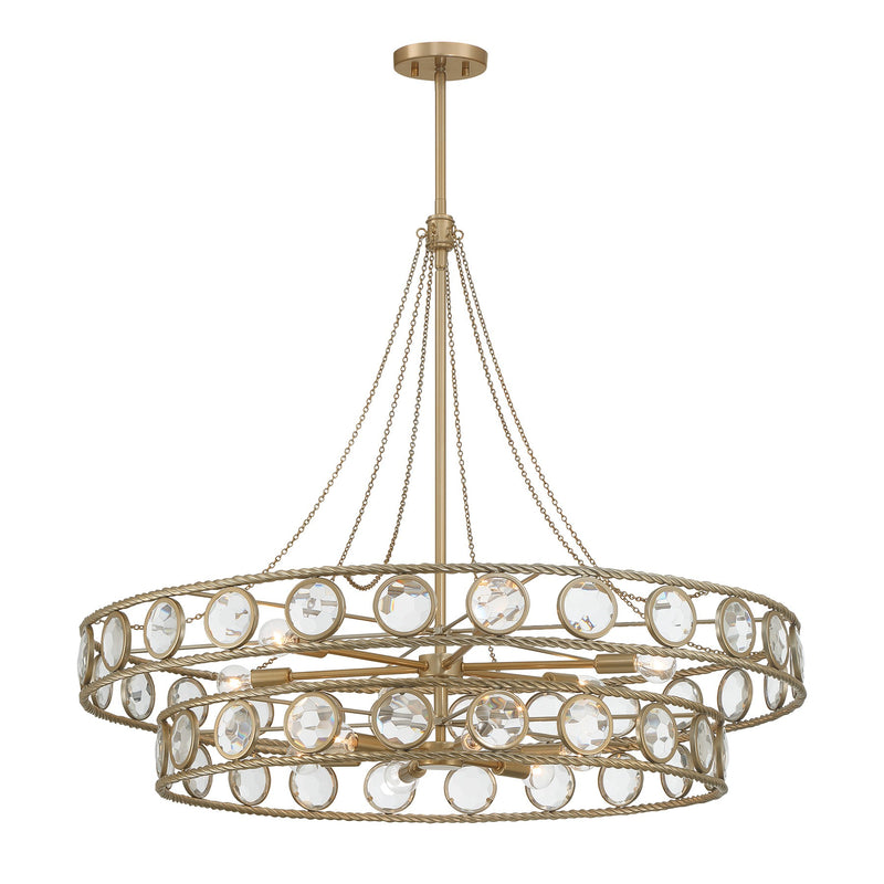 Savoy House 7-9381-12-338 12 Light Pendant, Opulent Gold (5)