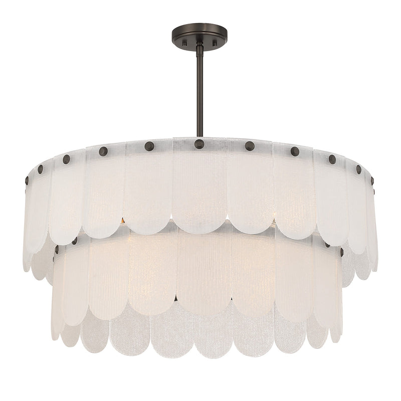 Savoy House 7-9800-10-15 Ten Light Pendant, Mediterranean Bronze (3)