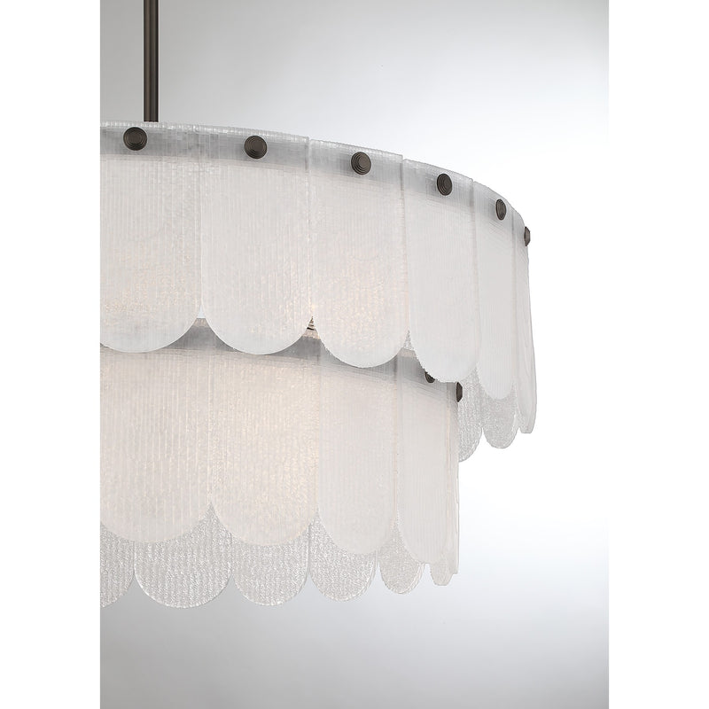 Savoy House 7-9800-10-15 Ten Light Pendant, Mediterranean Bronze (5)