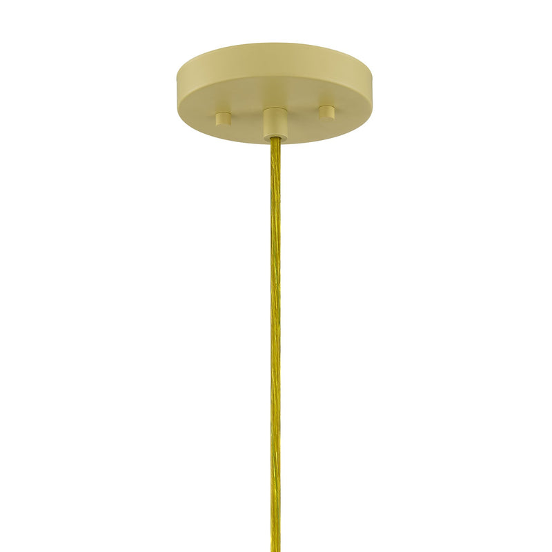 Savoy House 7-9877-1-336 One Light Pendant, Ivory/Gold Shell (5)