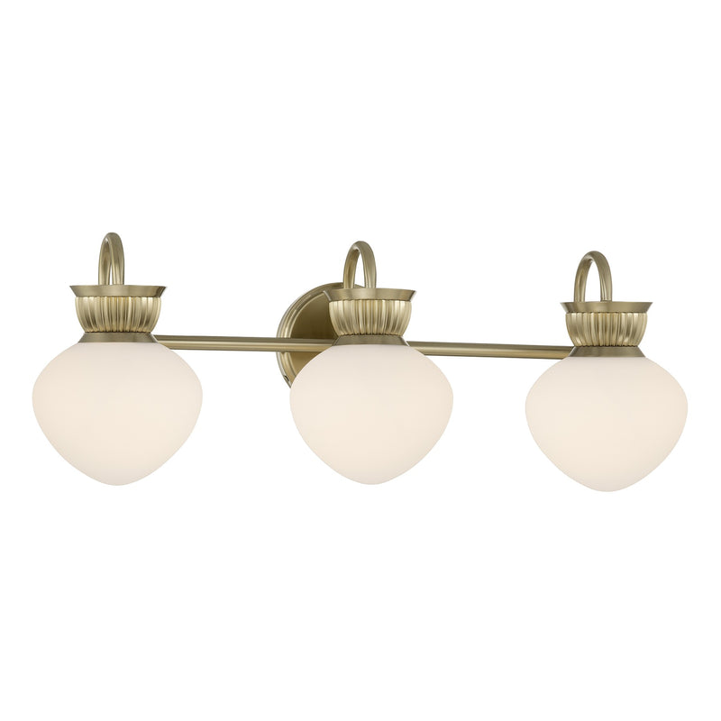 Savoy House 8-1028-3-127 Three Light Bathroom Vanity, Noble Brass (3)
