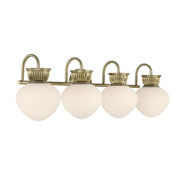 Savoy House 8-1028-4-127 Four Light Bathroom Vanity, Noble Brass (4)