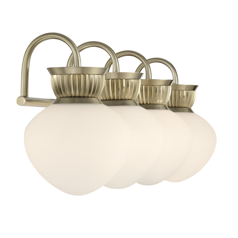 Savoy House 8-1028-4-127 Four Light Bathroom Vanity, Noble Brass (5)