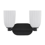 Savoy House 8-1245-2-BK Two Light Bathroom Vanity, Matte Black (2)