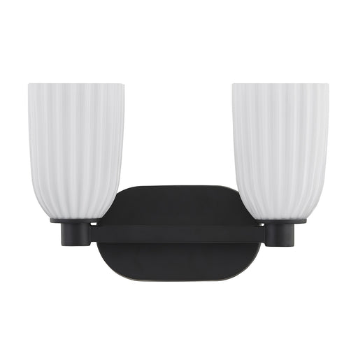 Savoy House 8-1245-2-BK Two Light Bathroom Vanity, Matte Black (2)