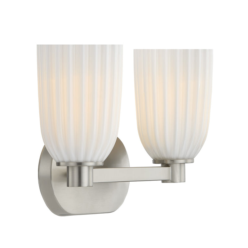 Savoy House 8-1245-2-SN Two Light Bathroom Vanity, Satin Nickel (4)