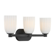 Savoy House 8-1245-3-BK Three Light Bathroom Vanity, Matte Black (4)