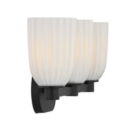 Savoy House 8-1245-3-BK Three Light Bathroom Vanity, Matte Black (5)