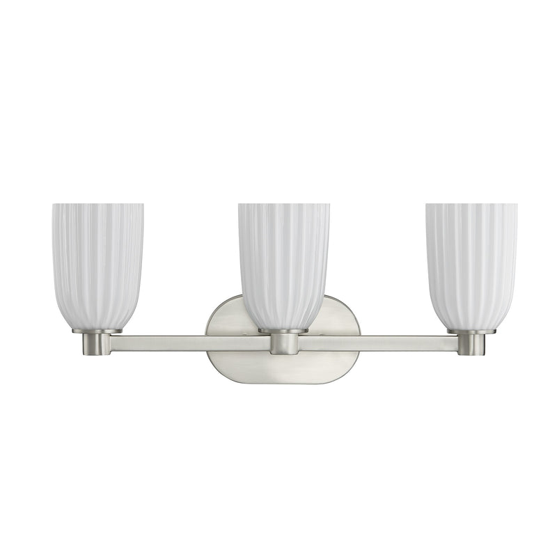 Savoy House 8-1245-3-SN Three Light Bathroom Vanity, Satin Nickel (2)
