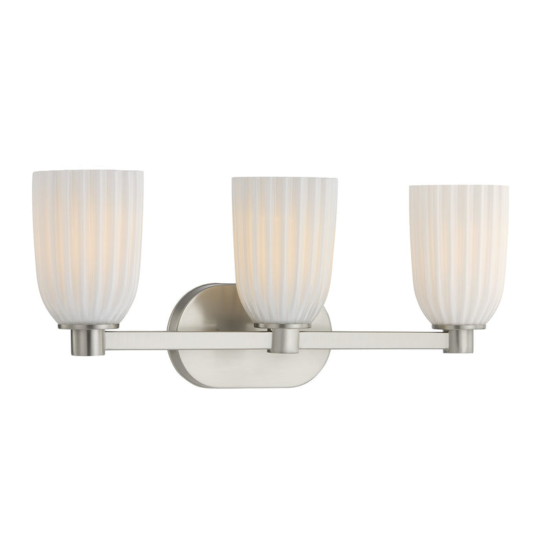 Savoy House 8-1245-3-SN Three Light Bathroom Vanity, Satin Nickel (3)