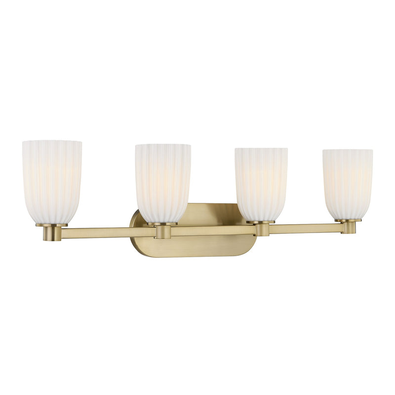 Savoy House 8-1245-4-127 Four Light Bathroom Vanity, Noble Brass (3)