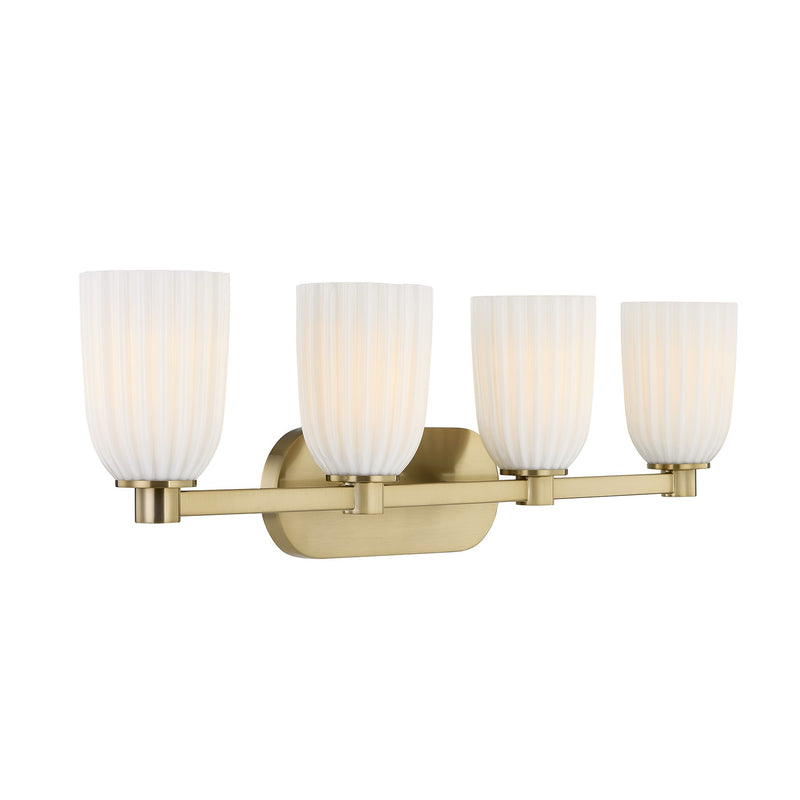 Savoy House 8-1245-4-127 Four Light Bathroom Vanity, Noble Brass (4)