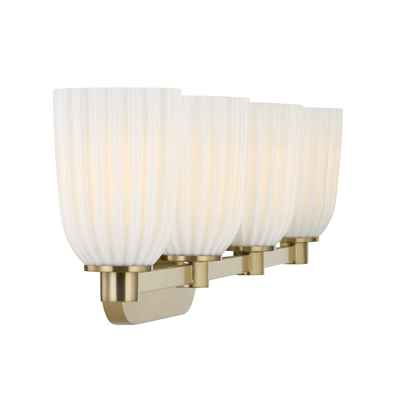 Savoy House 8-1245-4-127 Four Light Bathroom Vanity, Noble Brass (5)