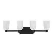 Savoy House 8-1245-4-BK Four Light Bathroom Vanity, Matte Black (2)