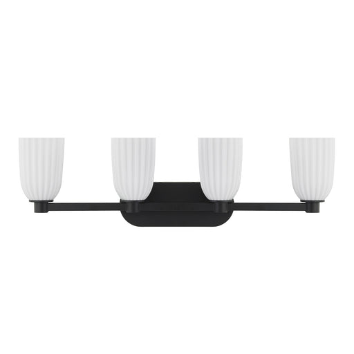 Savoy House 8-1245-4-BK Four Light Bathroom Vanity, Matte Black (2)