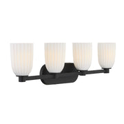 Savoy House 8-1245-4-BK Four Light Bathroom Vanity, Matte Black (4)