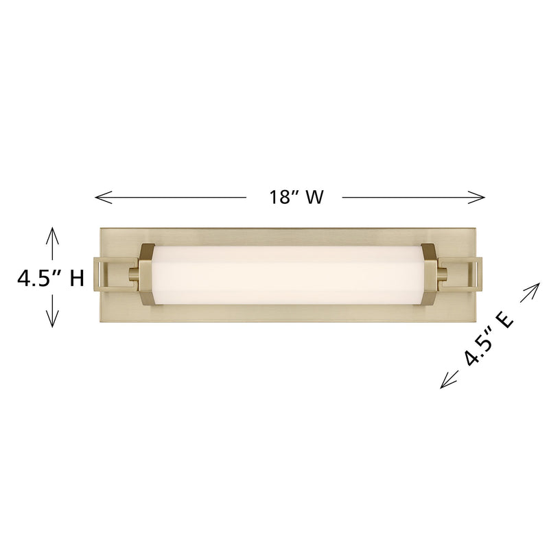 Savoy House 8-3303-18-127 LED Bathroom Vanity, Noble Brass (6)