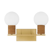 Savoy House 8-4081-2-322 Two Light Bathroom Vanity, Warm Brass (2)