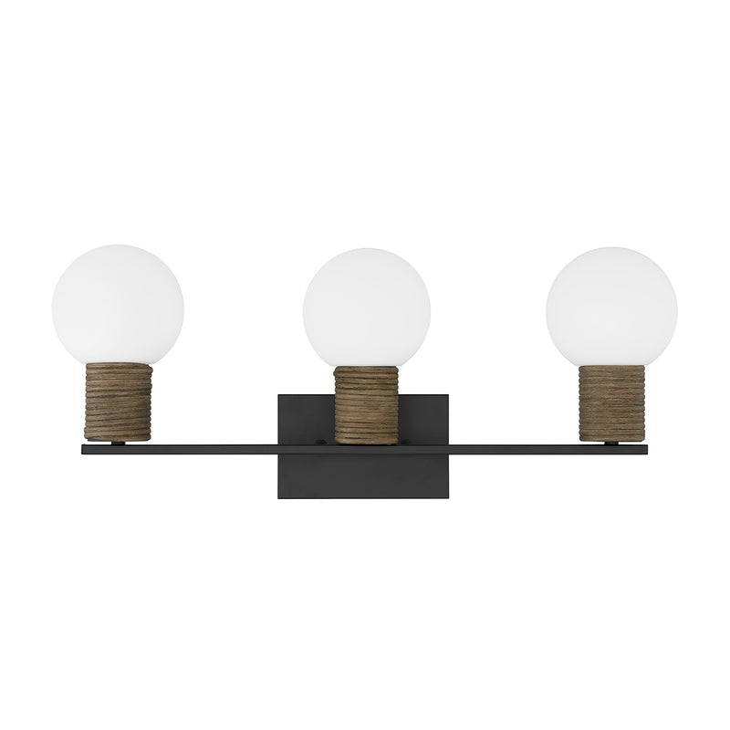 Savoy House 8-4081-3-BK Three Light Bathroom Vanity, Matte Black (2)