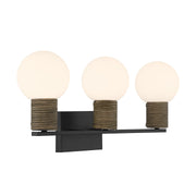 Savoy House 8-4081-3-BK Three Light Bathroom Vanity, Matte Black (4)