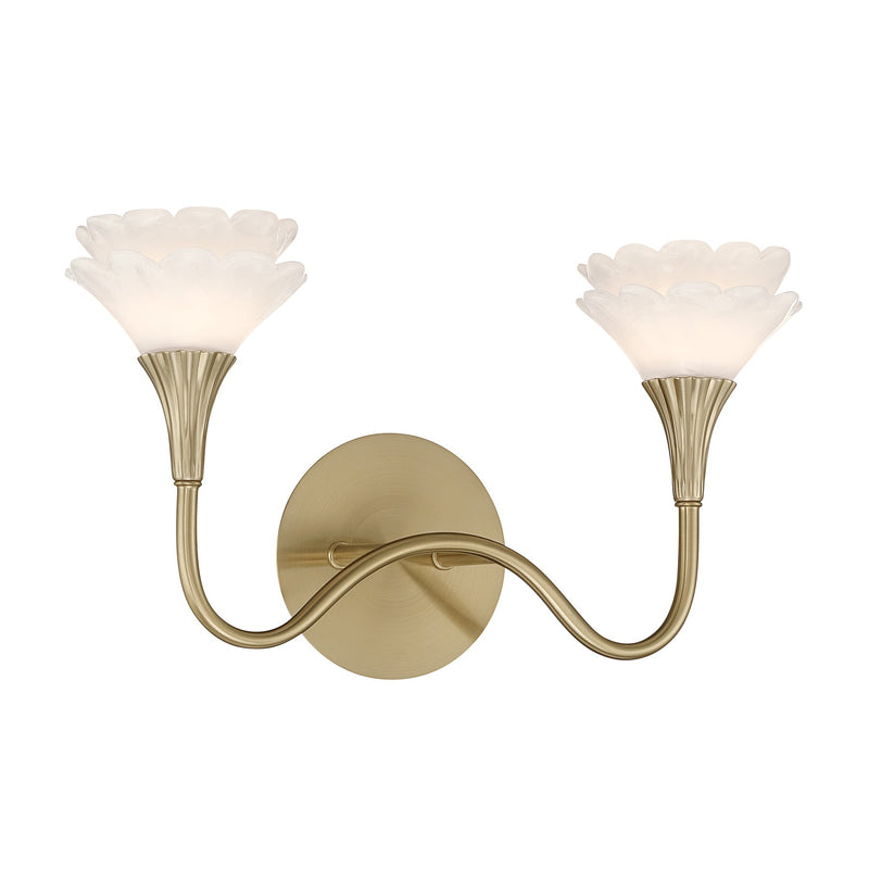 Savoy House 8-5081-2-127 Two Light Bathroom Vanity, Noble Brass (3)