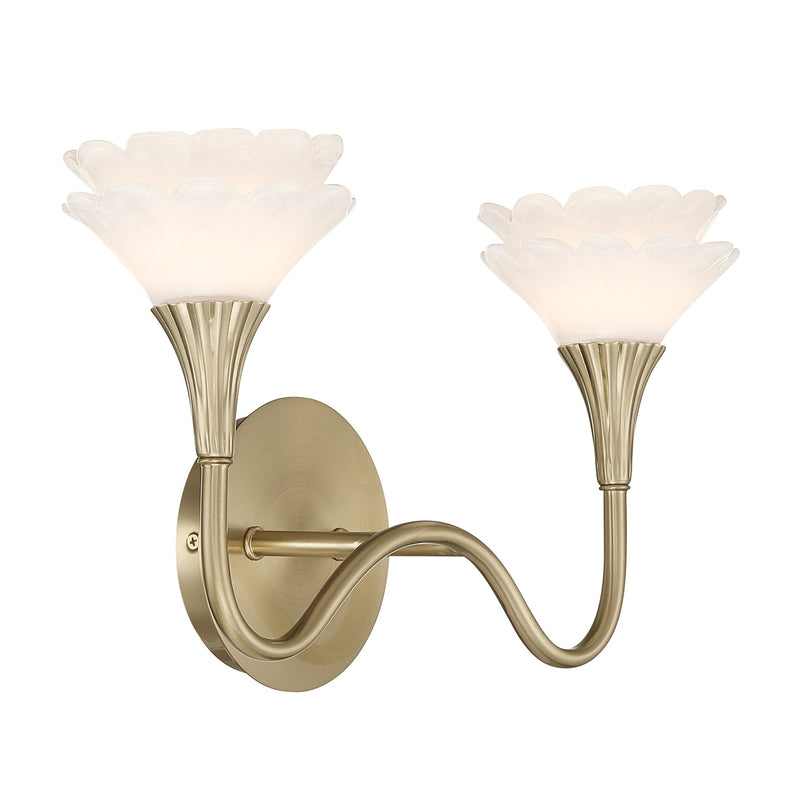 Savoy House 8-5081-2-127 Two Light Bathroom Vanity, Noble Brass (4)