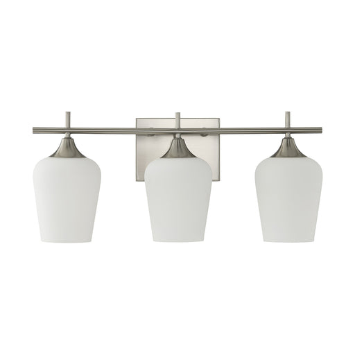 Savoy House 8-6030-3-SN Three Light Bathroom Vanity,  (2)