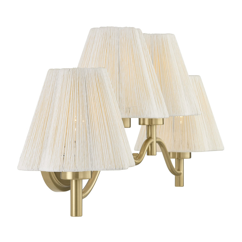 Savoy House 8-6081-4-127 Four Light Bathroom Vanity, Noble Brass (5)