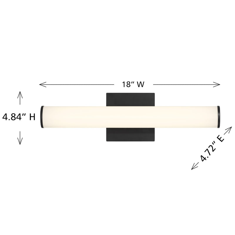 Savoy House 8-8888-18-BK LED Vanity, Matte Black (6)