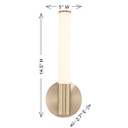 Savoy House 8-9999-14-BR LED Vanity, Brass (6)