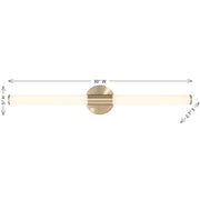 Savoy House 8-9999-30-BR LED Vanity, Brass (6)