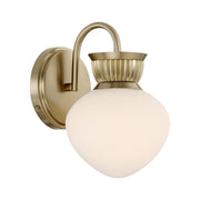 Savoy House 9-1028-1-127 One Light Wall Sconce, Noble Brass (4)