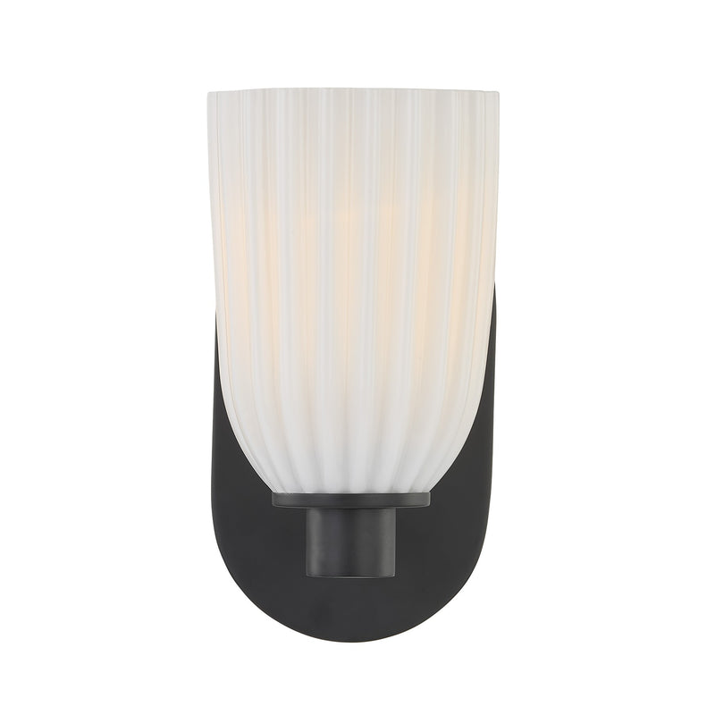 Savoy House 9-1245-1-BK One Light Wall Sconce, Matte Black (3)
