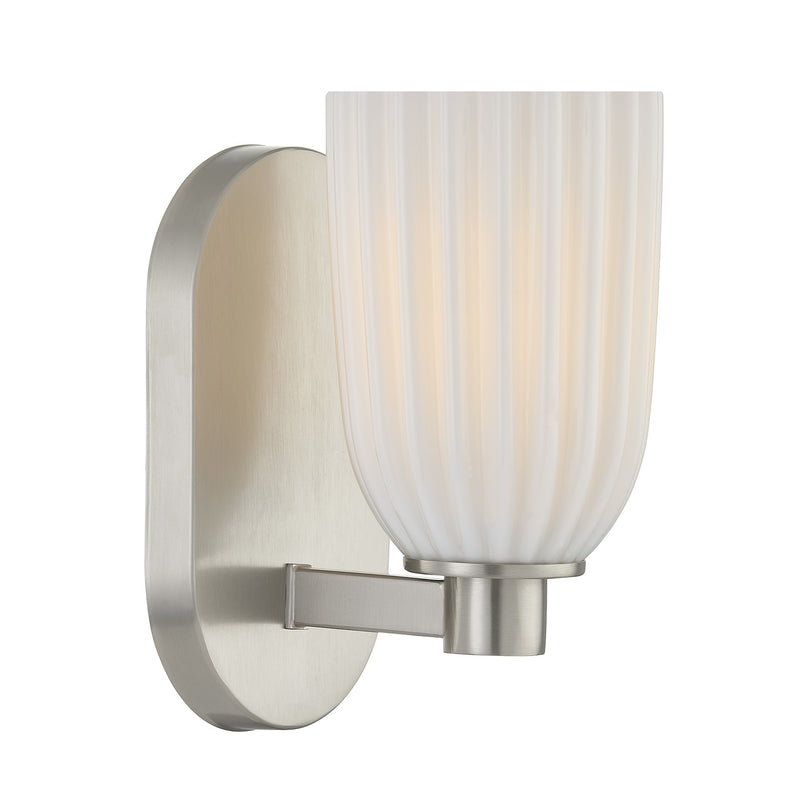 Savoy House 9-1245-1-SN One Light Wall Sconce, Satin Nickel (4)