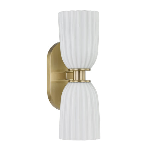 Savoy House 9-1245-2-127 Two Light Wall Sconce, Noble Brass (2)