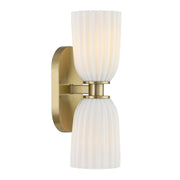 Savoy House 9-1245-2-127 Two Light Wall Sconce, Noble Brass (4)