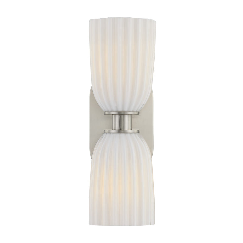 Savoy House 9-1245-2-SN Two Light Wall Sconce, Satin Nickel (3)
