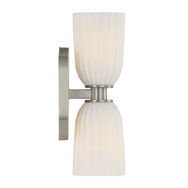 Savoy House 9-1245-2-SN Two Light Wall Sconce, Satin Nickel (5)