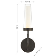 Savoy House 9-1463-1-15 LED Wall Sconce, Mediterranean Bronze (6)