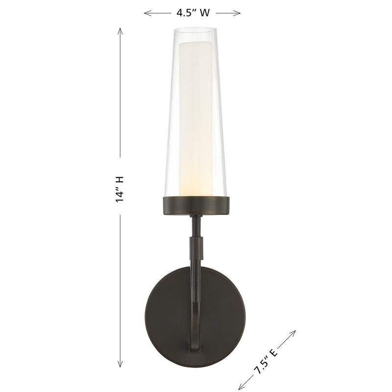 Savoy House 9-1463-1-15 LED Wall Sconce, Mediterranean Bronze (6)