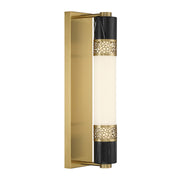 Savoy House 9-2915-1-322 LED Wall Sconce, Warm Brass (4)
