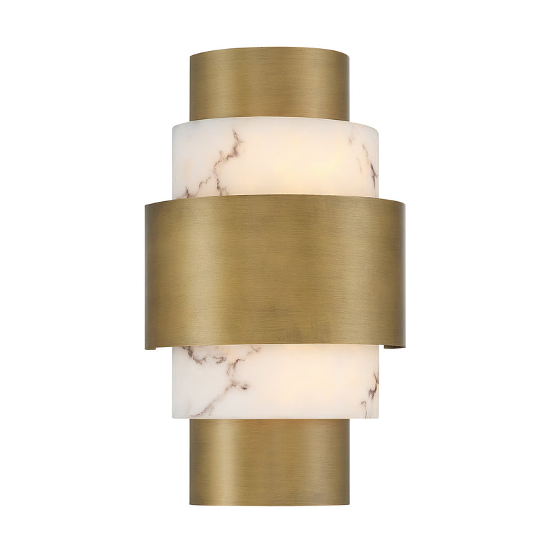 Savoy House 9-3090-2-339 Two Light Wall Sconce, Antique Patina (3)