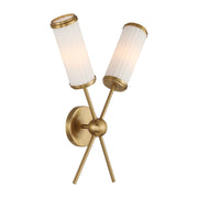 Savoy House 9-3199-2-322 Two Light Wall Sconce, Warm Brass (4)