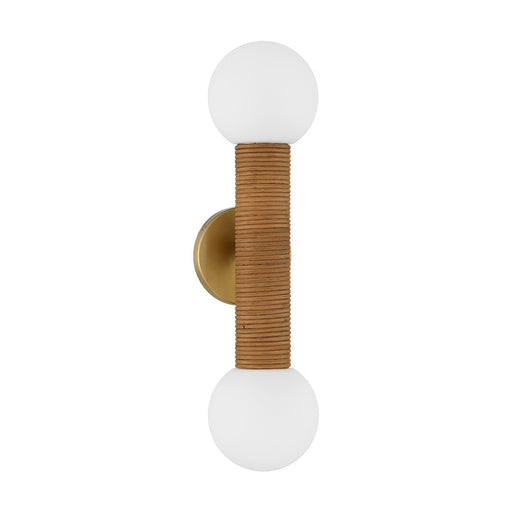 Savoy House 9-4081-2-322 Two Light Wall Sconce, Warm Brass (2)