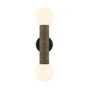 Savoy House 9-4081-2-BK Two Light Wall Sconce, Matte Black (3)