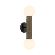 Savoy House 9-4081-2-BK Two Light Wall Sconce, Matte Black (4)