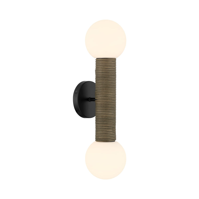 Savoy House 9-4081-2-BK Two Light Wall Sconce, Matte Black (4)
